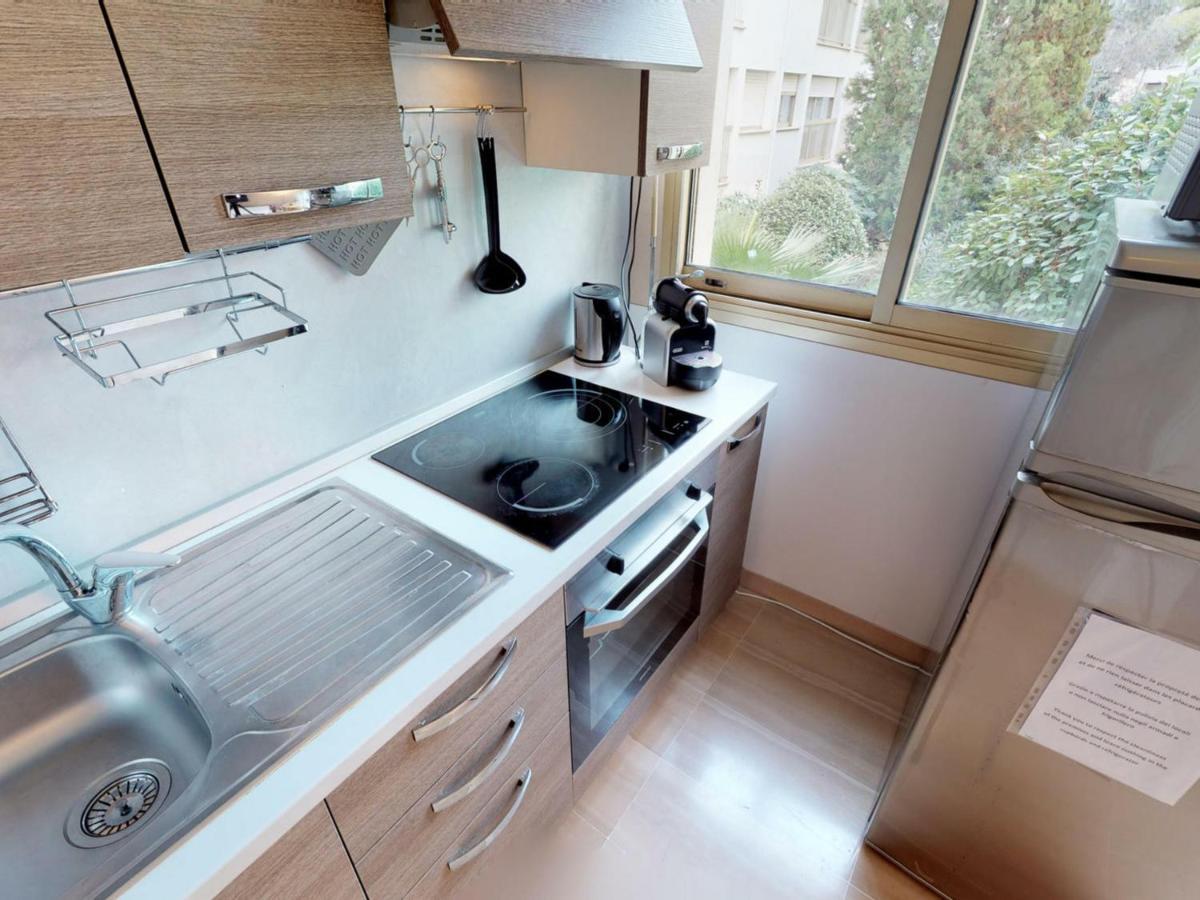 Studio Avec Alcove Calme, Piscine Et Animaux Permis - Fr-1-196-224 芒通 外观 照片